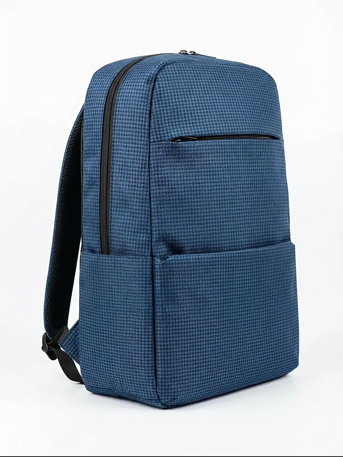 The Navy Grid Shoulder Bag