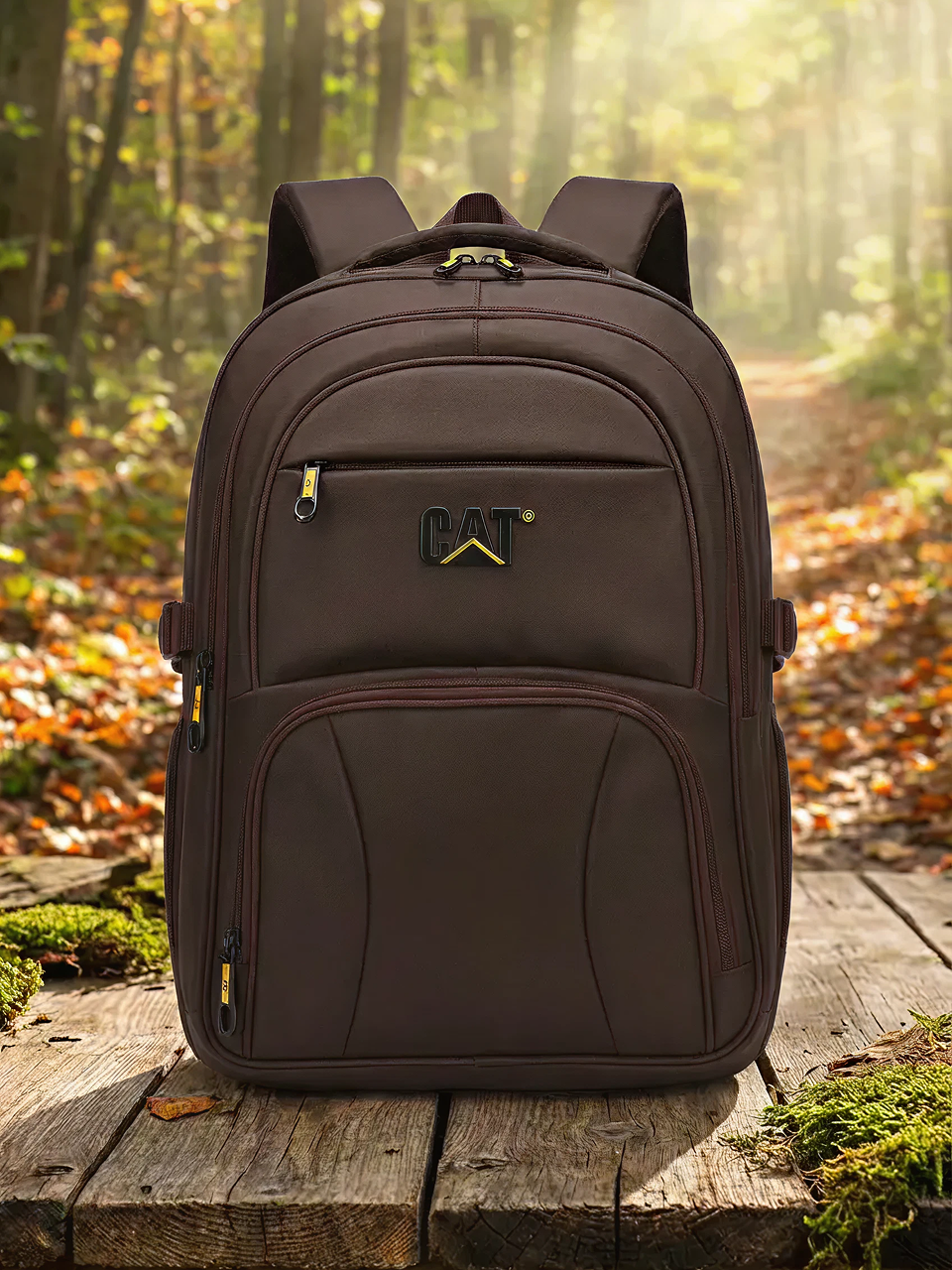 The CAT Pro-Utility Brown Shoulder Bag