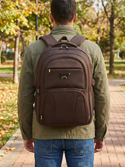 The CAT Pro-Utility Brown Shoulder Bag