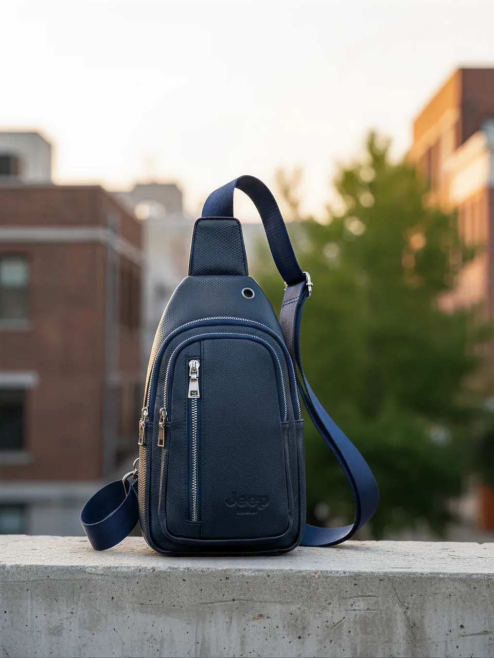 The Cobalt Jeep Sling Cross Bag