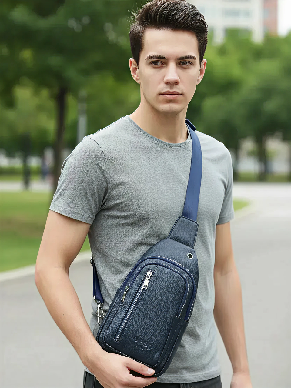 The Cobalt Jeep Sling Cross Bag