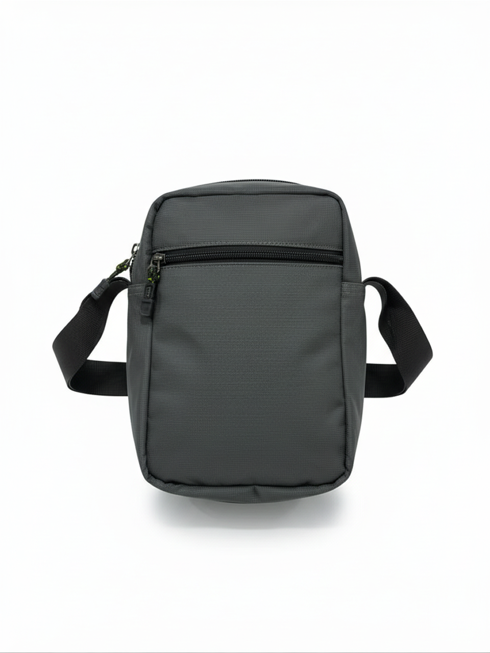 The Charcoal Ribbed Crossbody Bag