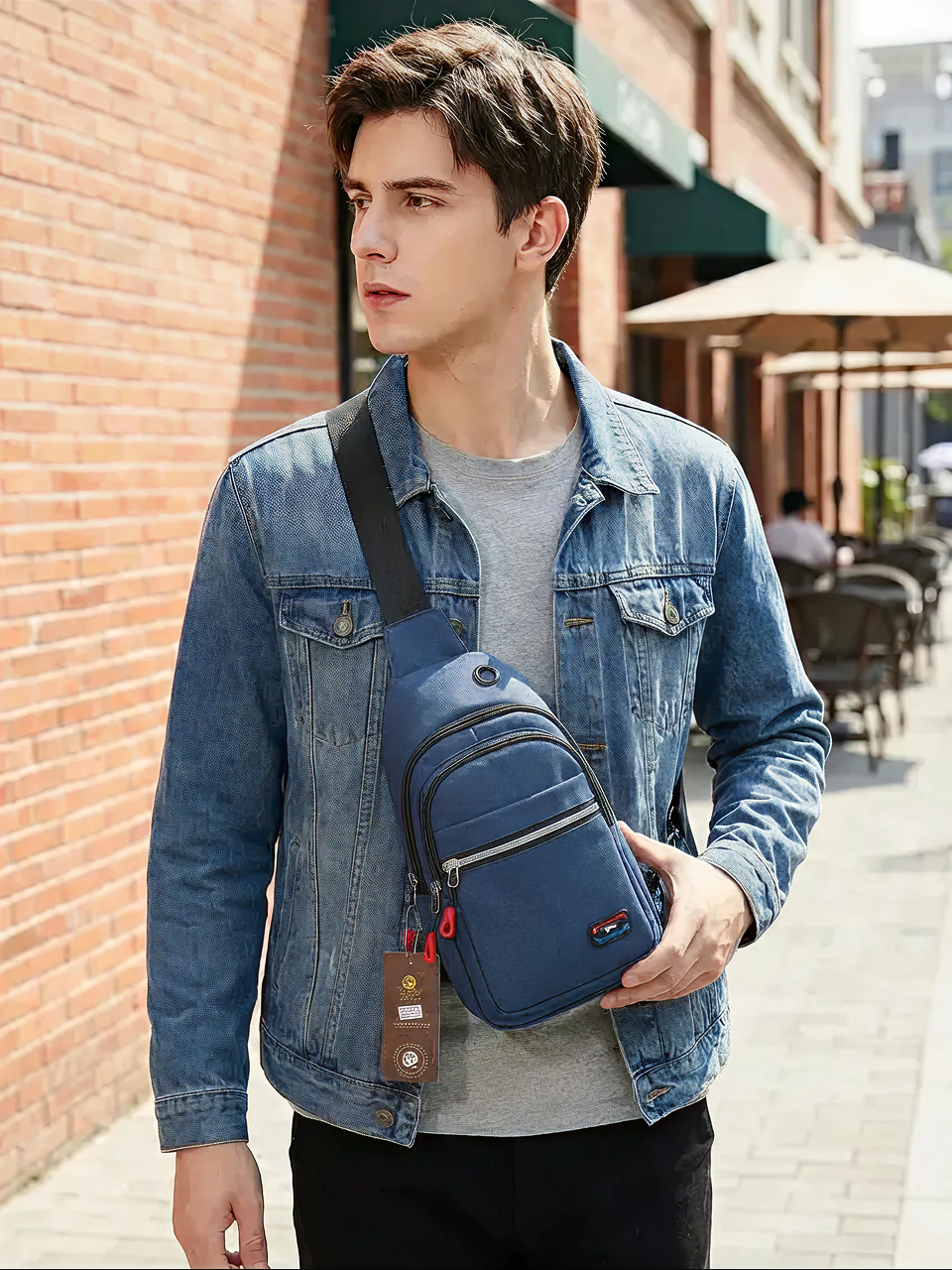 The Navy Swift Sling Cross Bag