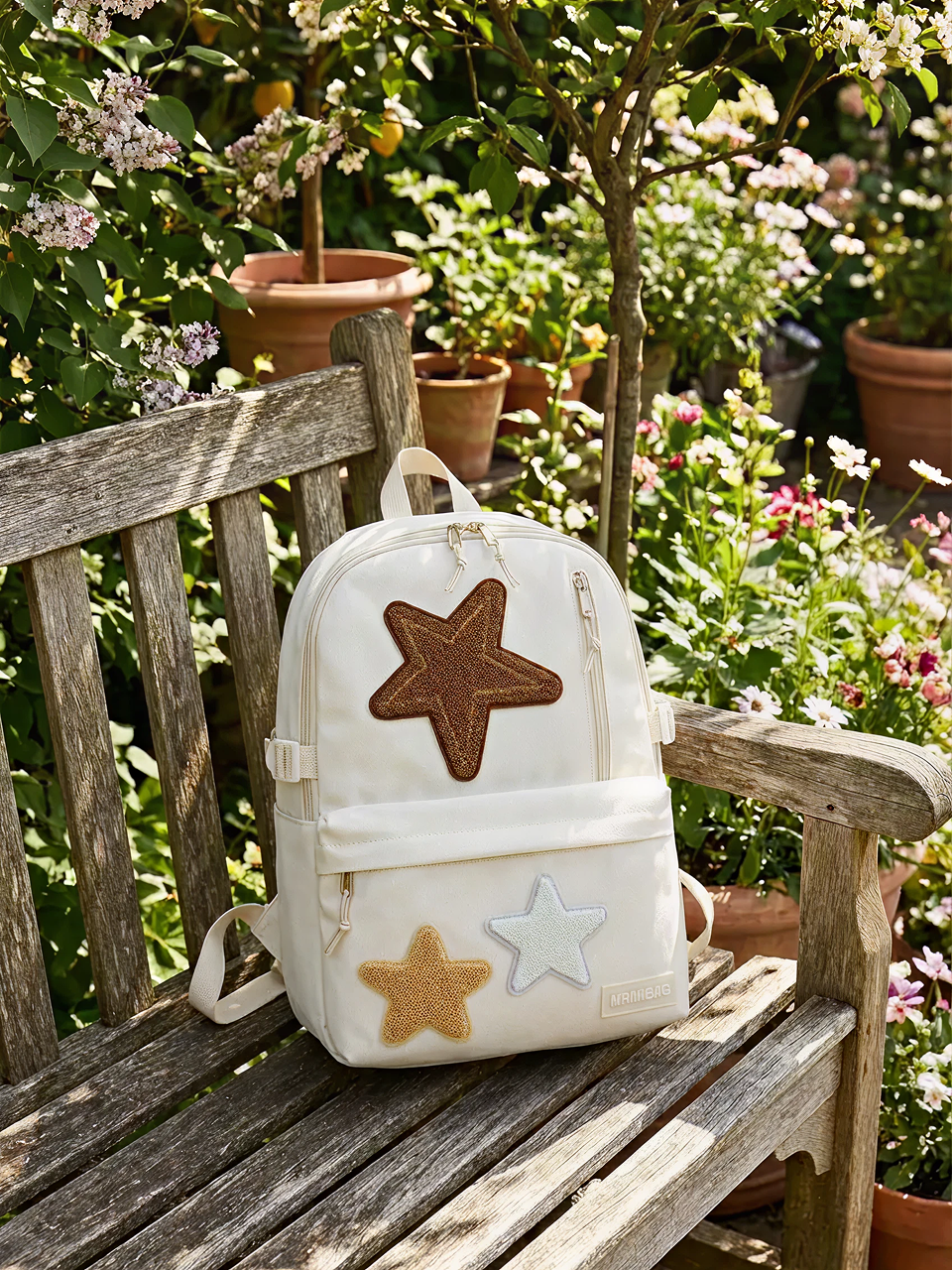 The Starry Pack White Shoulder Bag